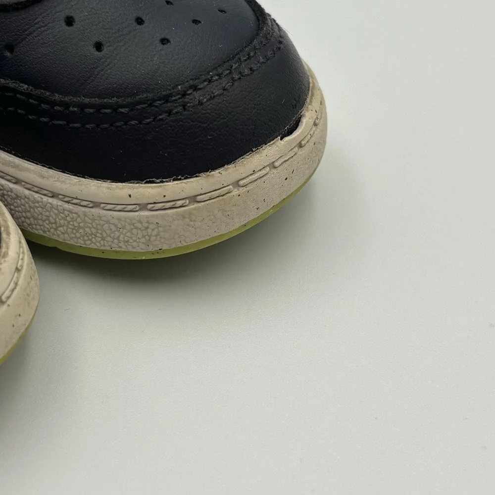 Nike Court Borough Mid 2 TD Black Green CD7784-403‎ Toddler Sz7C UK 6.5 EUR23.5